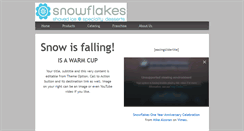 Desktop Screenshot of getsnowflakes.com